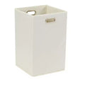 Household Essentials Laundry Hamper Natural: Polyester Clothes Hamper, Open-Top, Adult Assembly, Multicolor, 3.18 Volume