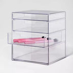 Organisateur de salle de bain et de maquillage, matériau PET, 20,37 cm de hauteur