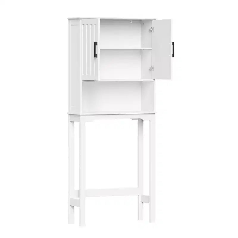 Armoire de toilette Monroe, économiseur d'espace, pour salle de bain, avec étagère réglable - Blanc