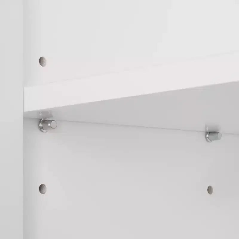 Armoire de toilette Monroe, économiseur d'espace, pour salle de bain, avec étagère réglable - Blanc