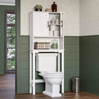 Armoire de toilette Monroe, économiseur d'espace, pour salle de bain, avec étagère réglable - Blanc