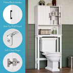 Armoire de toilette Monroe, économiseur d'espace, pour salle de bain, avec étagère réglable - Blanc