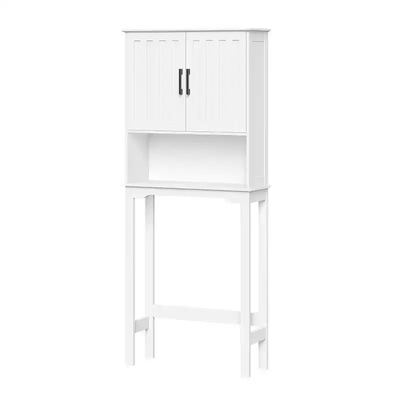 Armoire de toilette Monroe, économiseur d'espace, pour salle de bain, avec étagère réglable - Blanc