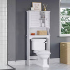 Meuble de Rangement Mural pour Médicaments de Salle de Bain Brookfield, Blanc, à Placer au-dessus des Toilettes