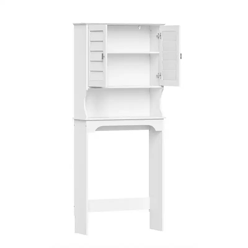Meuble de Rangement Mural pour Médicaments de Salle de Bain Brookfield, Blanc, à Placer au-dessus des Toilettes