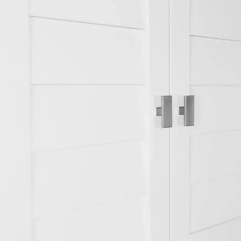 Meuble de Rangement Mural pour Médicaments de Salle de Bain Brookfield, Blanc, à Placer au-dessus des Toilettes