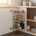 Pedestal Sink Organizer Stainless Steel - Hastings Home: Metal 2-Shelf Bathroom Storage, No Tools Assembly