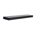 Kate & Laurel All Things Decor 36"x8" Havlock Wood Floating Shelf Black
