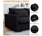 Christopher Knight Home Nelly Grand Canapé Sectionnel en Corduroy en Forme de L de 157,5, avec Ottoman de Rangement et 4 Coussins Lombaires