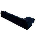 Christopher Knight Home Nelly Grand Canapé Sectionnel en Corduroy en Forme de L de 157,5, avec Ottoman de Rangement et 4 Coussins Lombaires