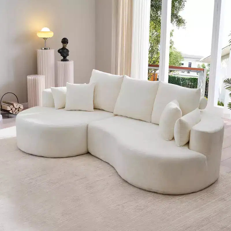 Christopher Knight Home Shamus, canapé d'angle moderne et douillet à 4 places avec 7 coussins