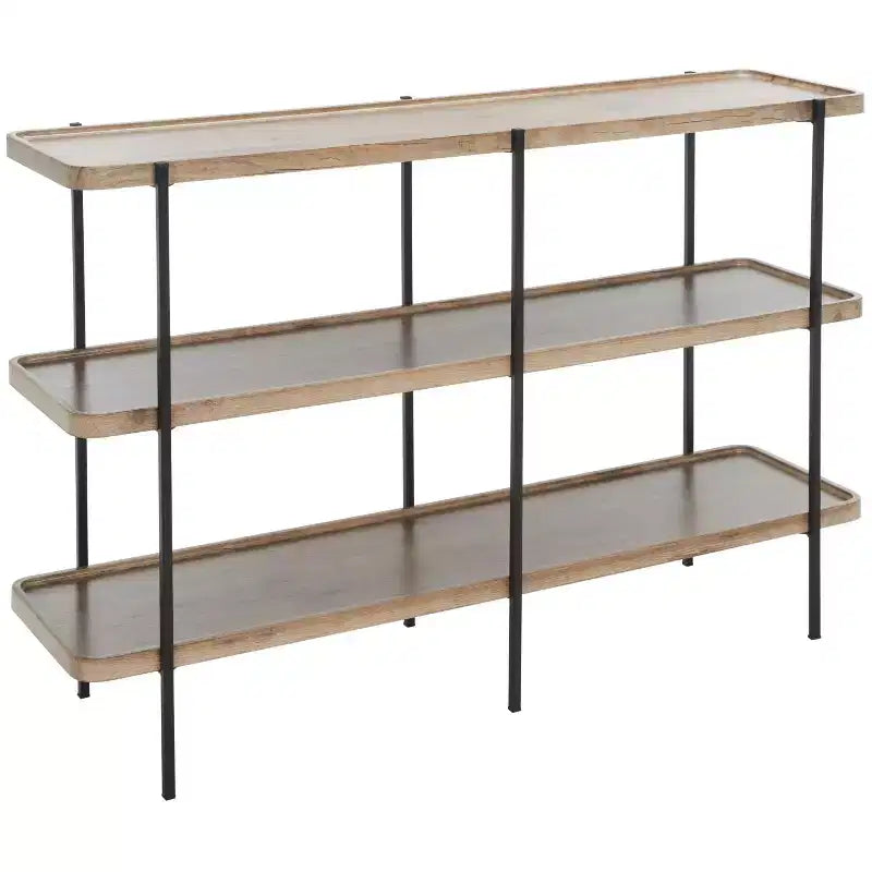 Table console à 2 étagères Atwell - CNS4204A - Marron - Safavieh