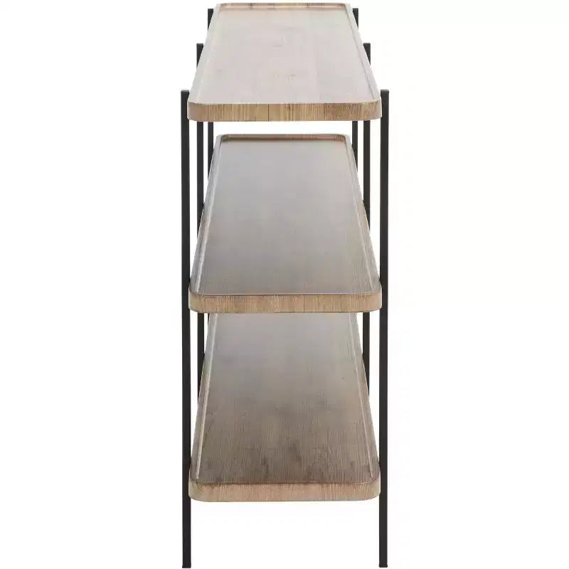 Table console à 2 étagères Atwell - CNS4204A - Marron - Safavieh