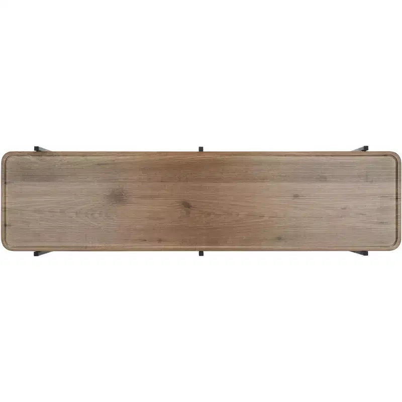 Table console à 2 étagères Atwell - CNS4204A - Marron - Safavieh