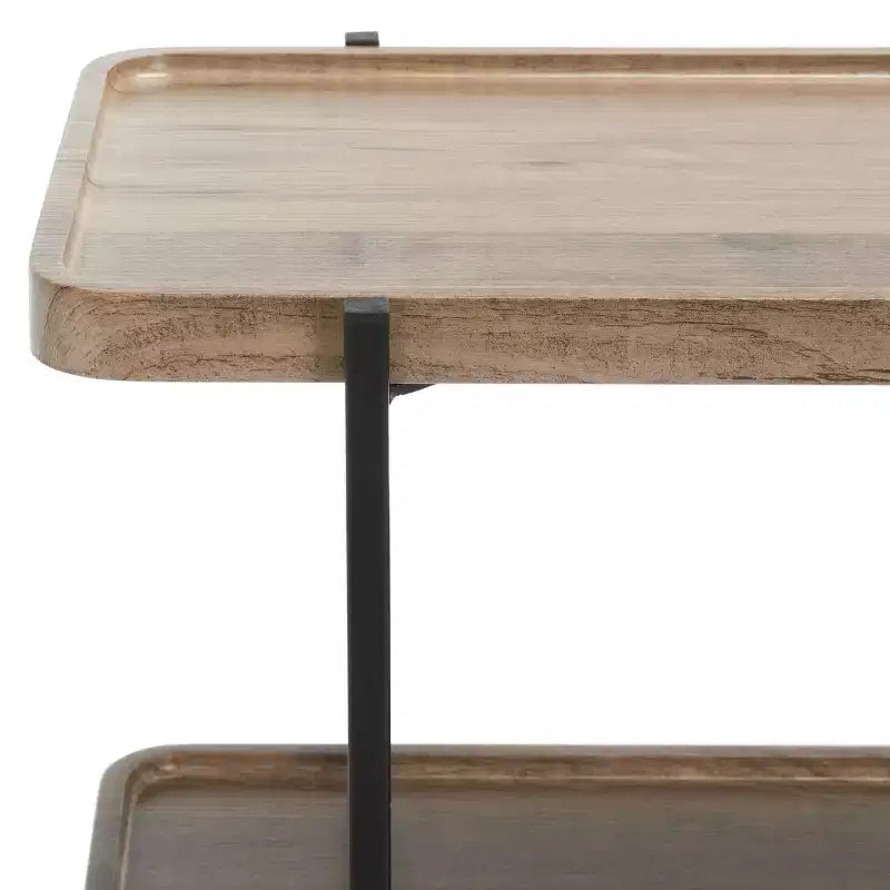 Table console à 2 étagères Atwell - CNS4204A - Marron - Safavieh