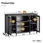 Meuble d'aquarium Bestier 75 gallons en métal avec armoire de rangement et prises de courant Lumière LED, capacité de 340 kg, noir
