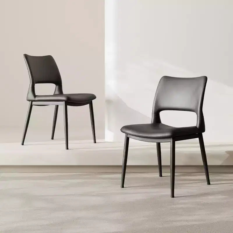 Vatros Lot de 2 chaises de salle à manger modernes en similicuir