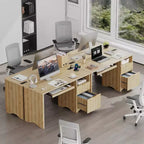 Bestier Bureau d'ordinateur 55 pouces pour PC avec prises électriques, tiroir coulissant pour clavier et tiroirs de rangement