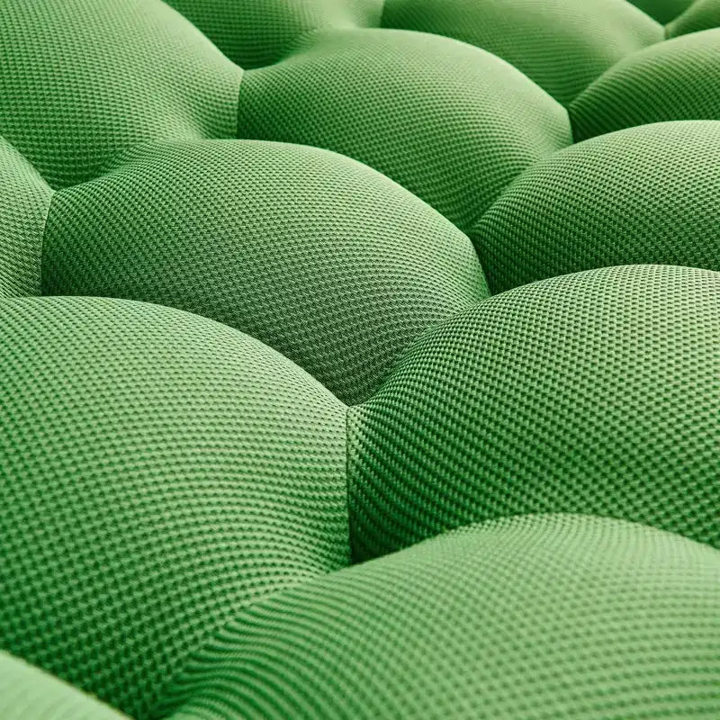 Canapé deux places alvéolé en tissu maille 3D, canapé de sol moderne de 75 pouces, vert
