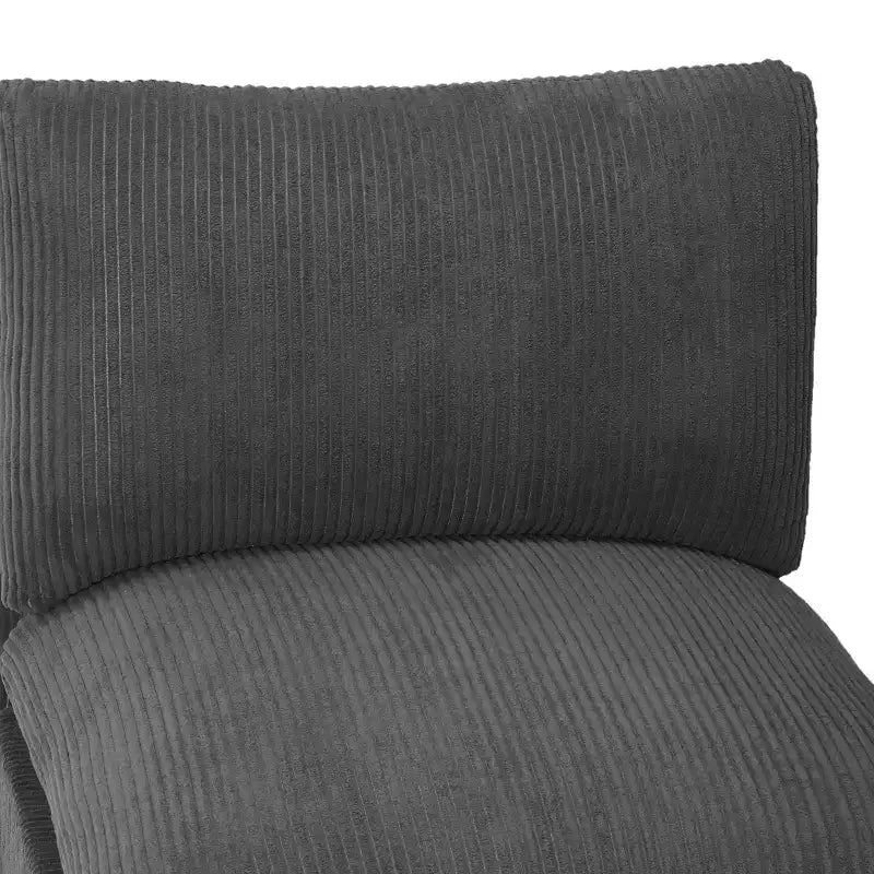 WestinTrends Hearthside Chaise Longue d'Intérieur 68,5 po en Velours Côtelé