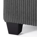 WestinTrends Hearthside Chaise Longue d'Intérieur 68,5 po en Velours Côtelé