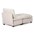 WestinTrends Hearthside Chaise Longue d'Intérieur 68,5 po en Velours Côtelé