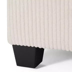 WestinTrends Hearthside Chaise Longue d'Intérieur 68,5 po en Velours Côtelé
