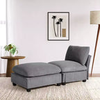WestinTrends Hearthside Chaise Longue d'Intérieur 68,5 po en Velours Côtelé