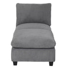 WestinTrends Hearthside Chaise Longue d'Intérieur 68,5 po en Velours Côtelé
