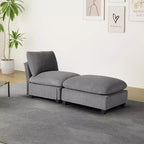 WestinTrends Hearthside Chaise Longue d'Intérieur 68,5 po en Velours Côtelé