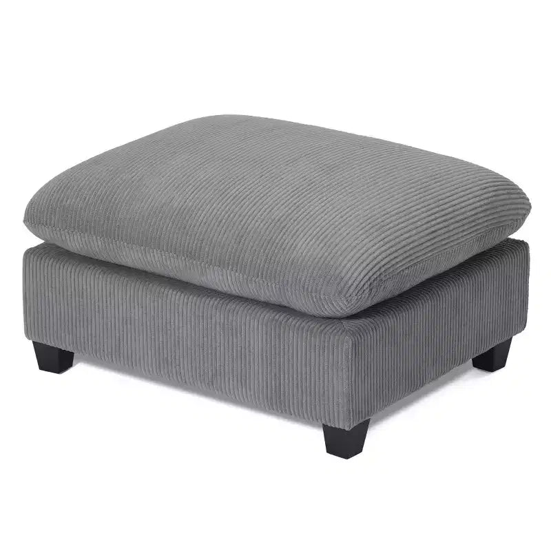 WestinTrends Hearthside Chaise Longue d'Intérieur 68,5 po en Velours Côtelé