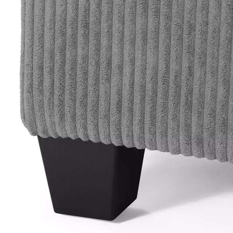 WestinTrends Hearthside Chaise Longue d'Intérieur 68,5 po en Velours Côtelé