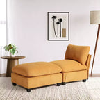 WestinTrends Hearthside Chaise Longue d'Intérieur 68,5 po en Velours Côtelé