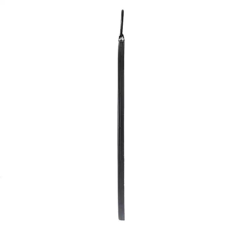Miroir d'appoint rond HomeRoots 28 à cadre en fer noir