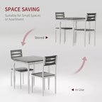 Ensemble de salle à manger 3 pièces, ensemble table à manger pour 2, pieds de table en spirale, ensemble table de cuisine de style industriel, pour petits espaces, cuisine, appartement