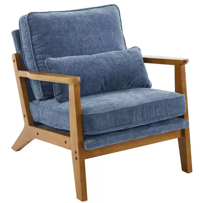 Fauteuil de salon individuel rembourré Karl Home Fauteuil d'appoint