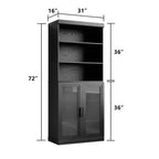 Casier en verre | Élégant. Grande capacité de rangement, pratique et esthétique. Garde la maison bien rangée.