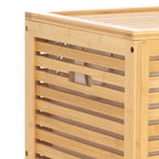 Panier à linge double compartiment Lahiri avec doublure - STG1904 - Naturel/Beige - Safavieh