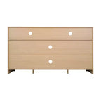Merrick Lane 58 Buffet quatre portes de style moderne du milieu du siècle, meuble TV avec étagères, convient aux téléviseurs jusqu'à 65 pouces