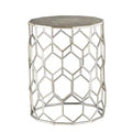 Clarissa Metal Accent Table - Silver - SEI