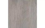 Table d'appoint ronde Royal Hampton de 30,5 cm, piédestal tourné, en bois de manguier beige au fini brun naturel