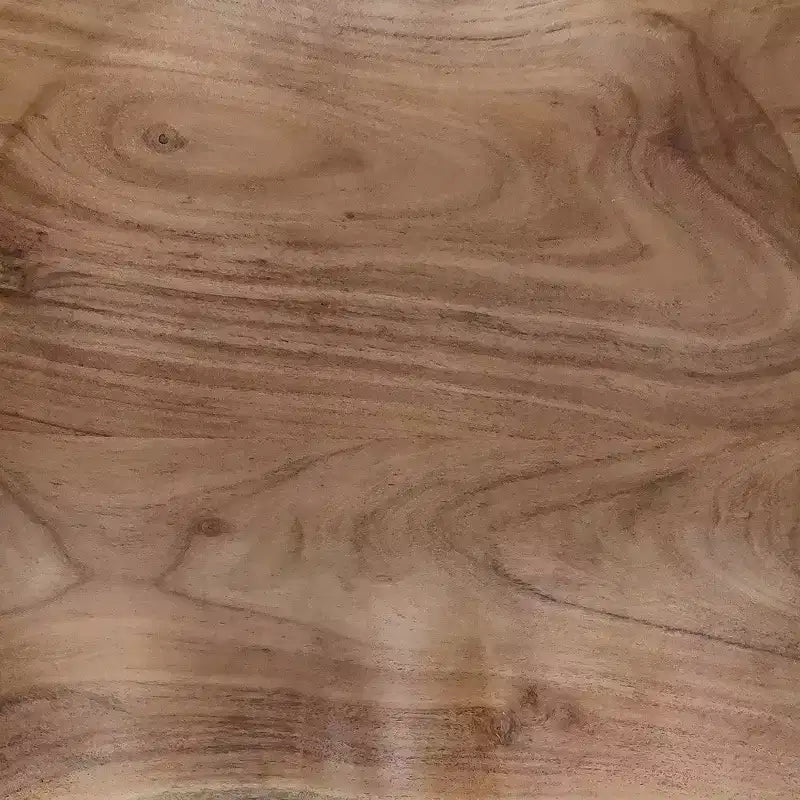Tabouret de bar sans dossier Royal Hampton 29 pouces, siège en bois de selle fait main, bois d'acacia