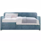 Lit de repos double rembourré avec lit gigogne Home Design Melissa