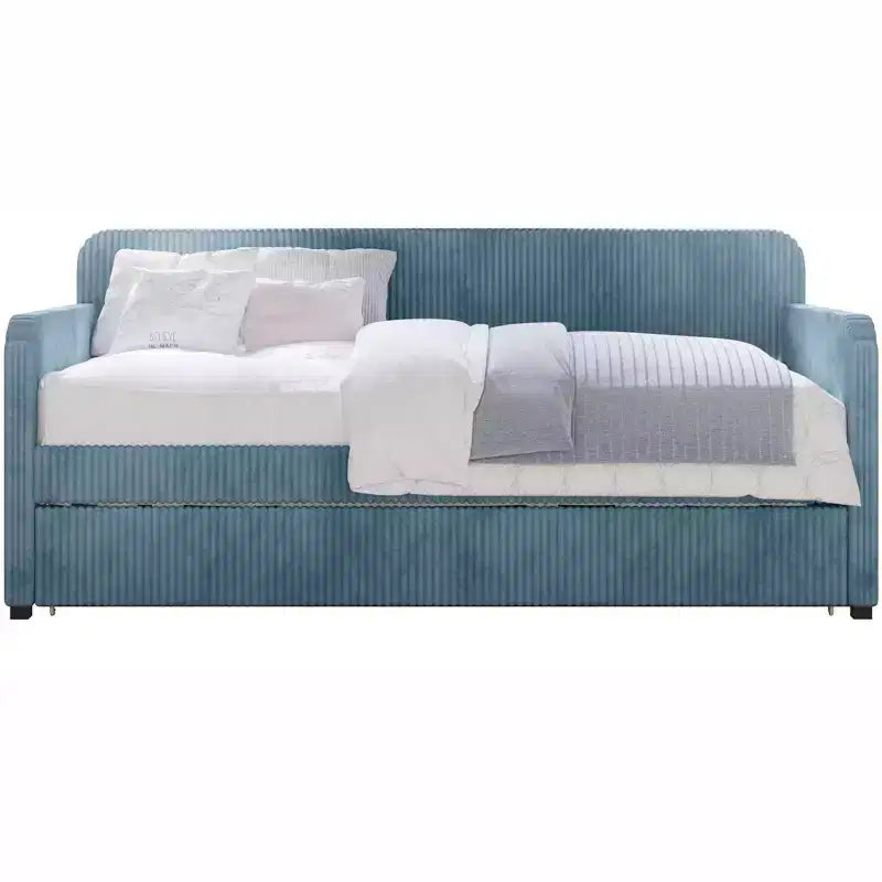 Lit de repos double rembourré avec lit gigogne Home Design Melissa