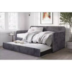 Lit de repos double rembourré avec lit gigogne Home Design Melissa