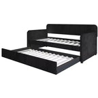 Lit de repos double rembourré avec lit gigogne Home Design Melissa