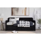 Lit de repos double rembourré avec lit gigogne Home Design Melissa