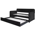 Lit de repos double rembourré avec lit gigogne Home Design Melissa