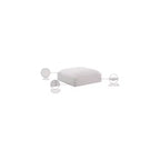 Meridian Furniture, Pouf en tissu polyester Ease