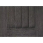 Banc Ottoman Okak Rétro avec Siège Rembourré Relevable et Rangement, Banc de Rangement en Bois Massif pour Chambre, Entrée
